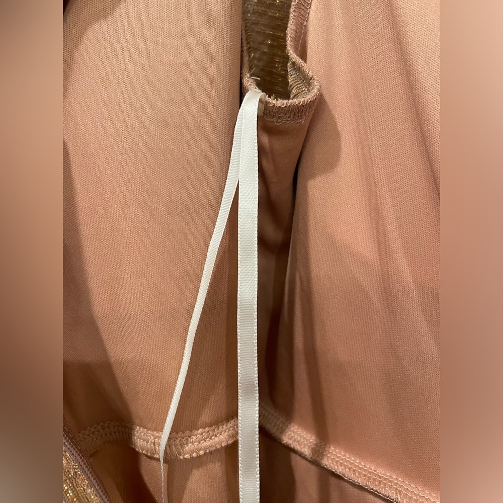 Rose Gold Shimmer Evening Gown- Size XXL - Picture 10 of 12